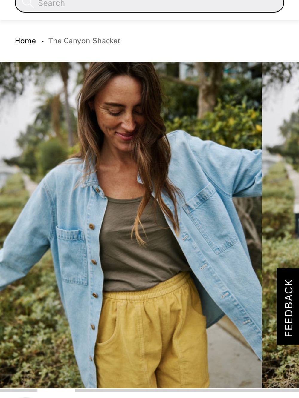 Outerknown Oversized Jean Shirt/Jacket - Picture 2 of 4